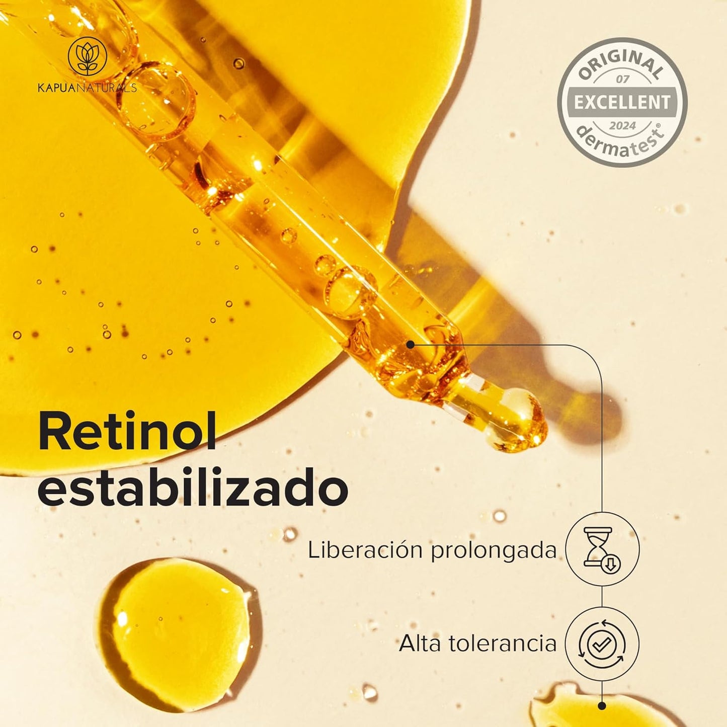 Pure Retinol for Face • 100ml • Organic Vegan • Retinol Serum • For Radiant Clear Skin Free • +Vitamin C + Hyaluron • Pure Retinol • Natural & Sustainable Cosmetics • From Germany