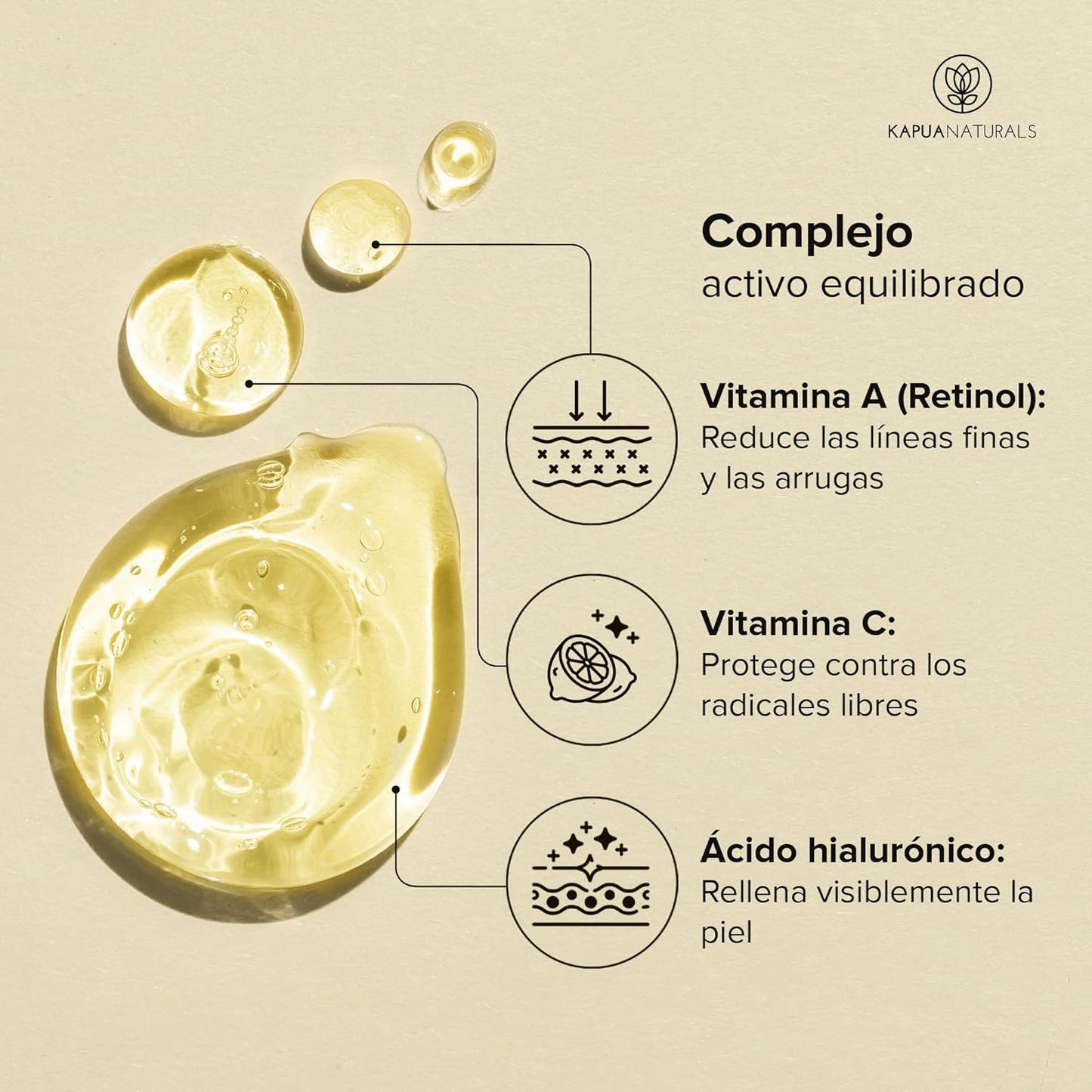 Pure Retinol for Face • 100ml • Organic Vegan • Retinol Serum • For Radiant Clear Skin Free • +Vitamin C + Hyaluron • Pure Retinol • Natural & Sustainable Cosmetics • From Germany