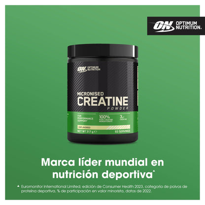 Creatina en polvo micronizada Optimum Nutrition