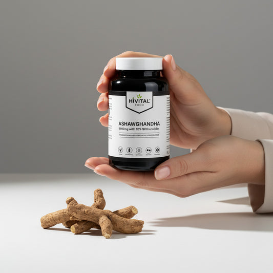 Ashwagandha 9000 mg – 180 cápsulas veganas