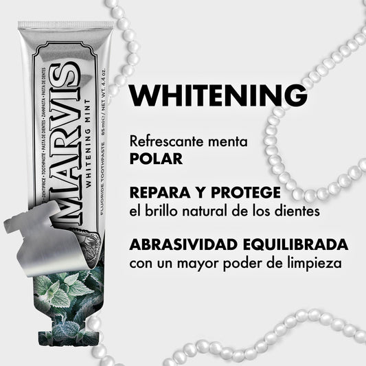 Marvis Pasta de Dientes Blanqueante de Menta — 85 ml