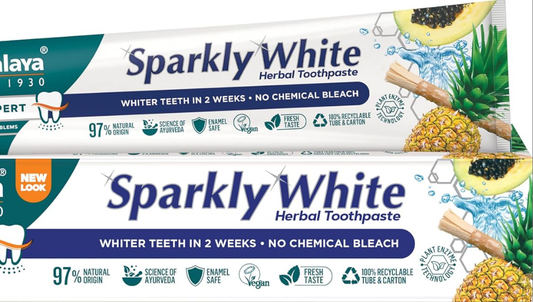 Pasta Dental Blanqueadora Himalaya Herbals Sparkly White 75 ml